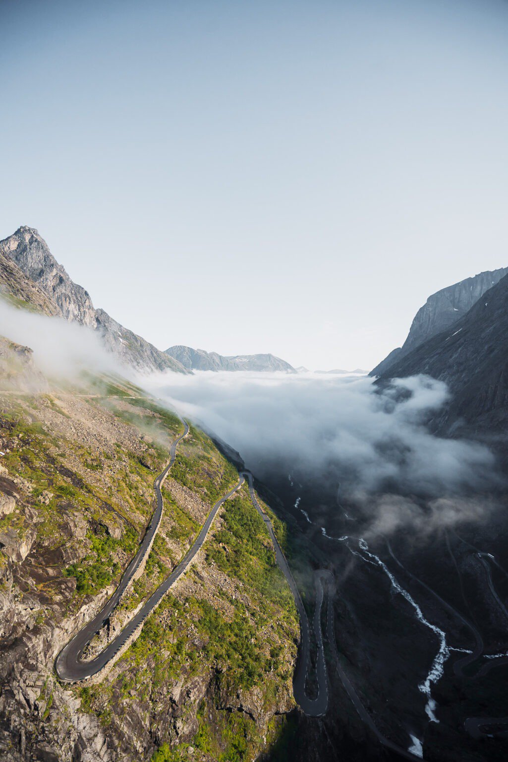 The famous hairpin road: Trollstigen in Norway