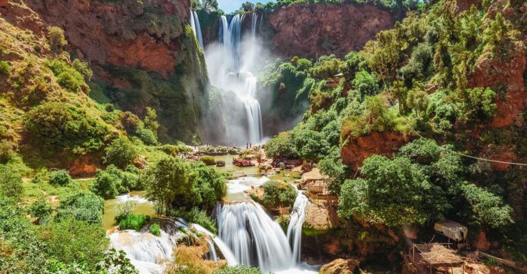 Ouzoud waterfalls, guided hike and boat trip