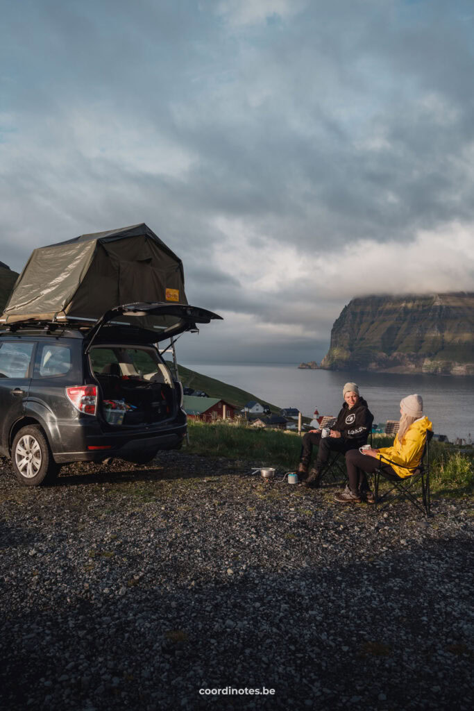 Camping on the Faroe Islands
