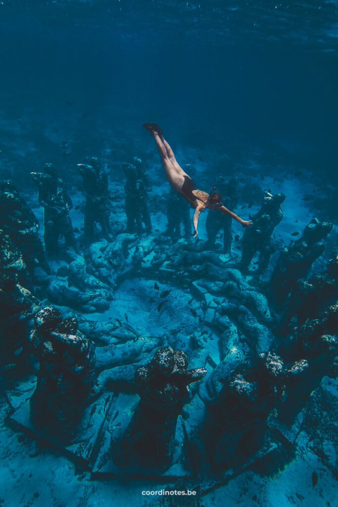 The Underwater Statues at Gili Meno