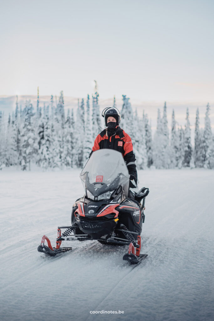 Snowscooter in Lapland