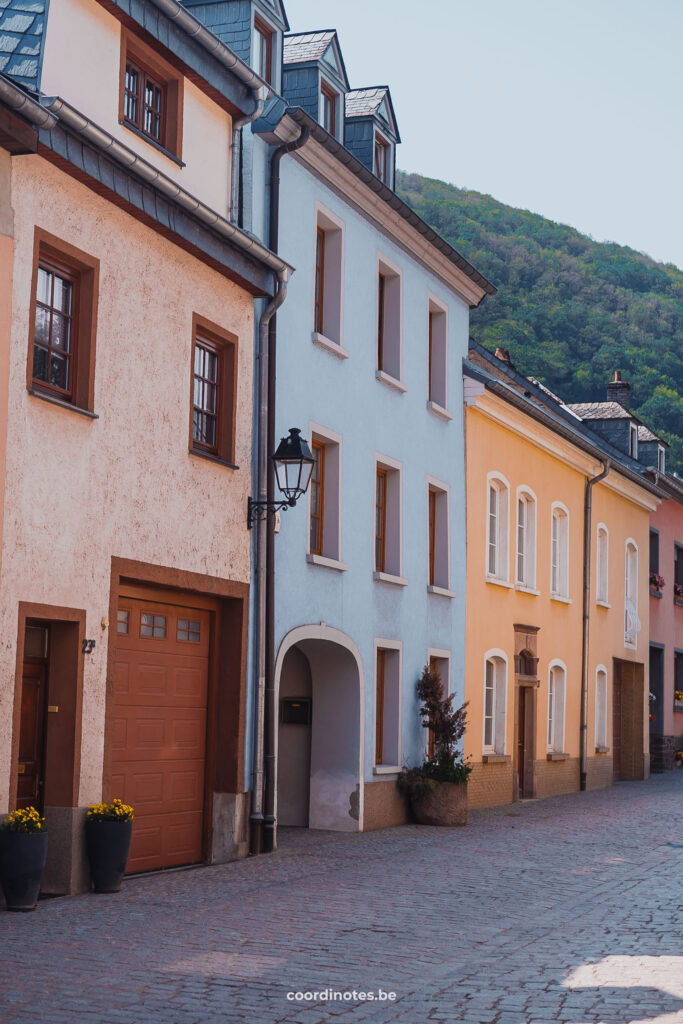 Colorful houses in the city of Vianden