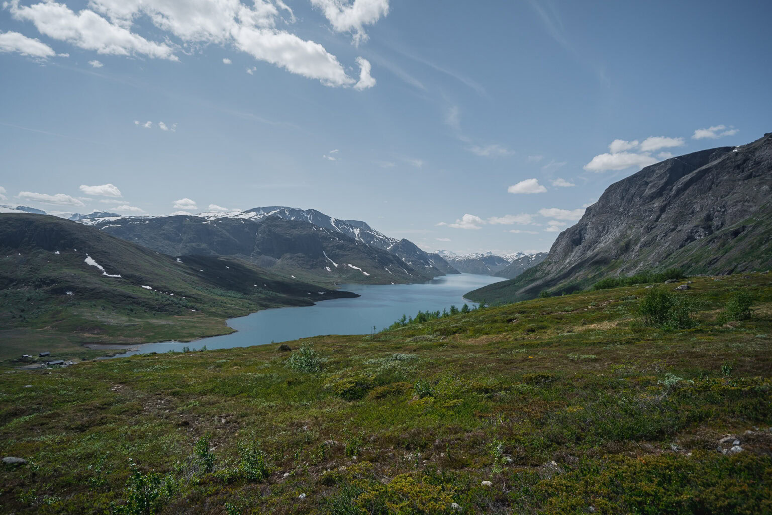 View during the hike at Besseggen, Norway