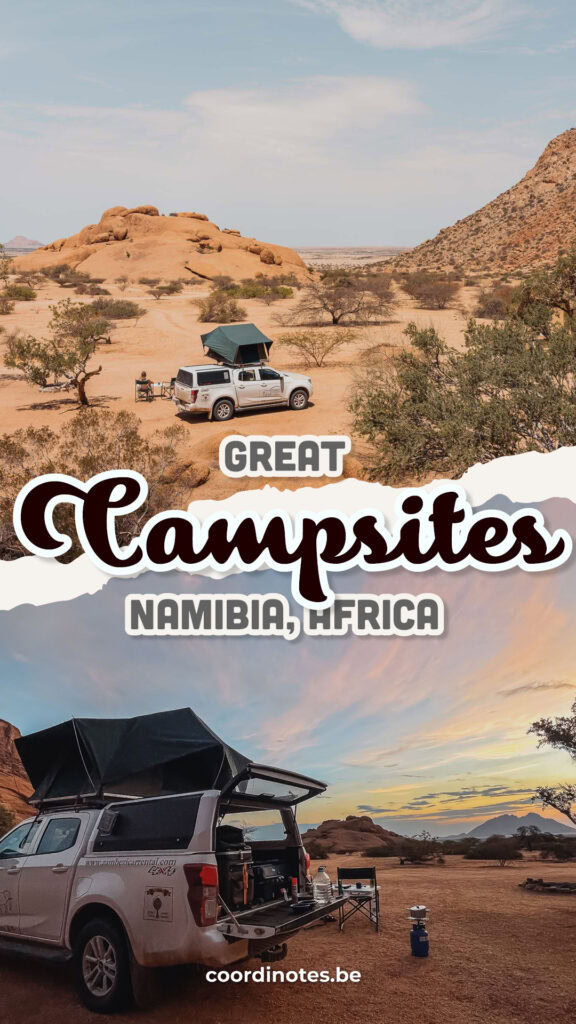 Blogpost about the best Campsites in Namibia