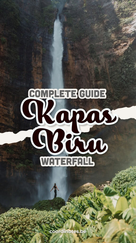 Complete guide about the Kapas Biru Waterfall in Indonesia