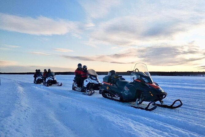 Snowmobile and Ice Fishing