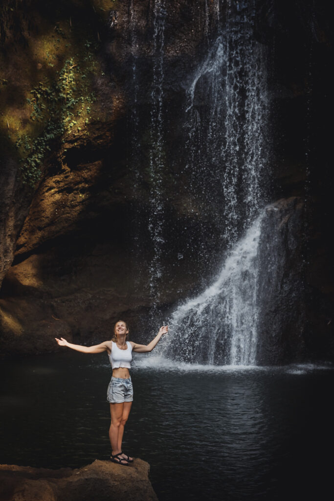 Suwat Waterfall near Ubud, Bali
