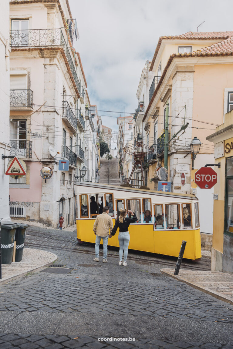 Ascensor da Bica in Lisbon, Portugal